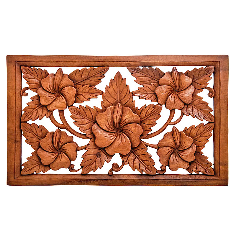 Панно из дерева Blossom Panel With Trees Коричневый в Брянске | Loft Concept 