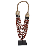 Этническое длинное ожерелье из бус и ракушек Aboriginal Long Necklace варинант исполнения - 1 | Loft Concept в Брянске