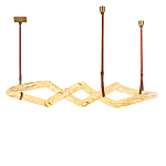 Люстра подвесная с фигурным светодиодным плафоном Calcite Figural Light варинант исполнения - 3 | Loft Concept в Брянске