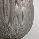 Настольная лампа с белым цилиндрическим абажуром и серебристым овальным основанием Quintiesse варинант исполнения - 4 | Loft Concept в Брянске