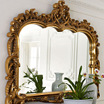 Зеркало настенное в ажурной раме в стиле барокко Ornate Ornaments варинант исполнения - 1 | Loft Concept в Брянске