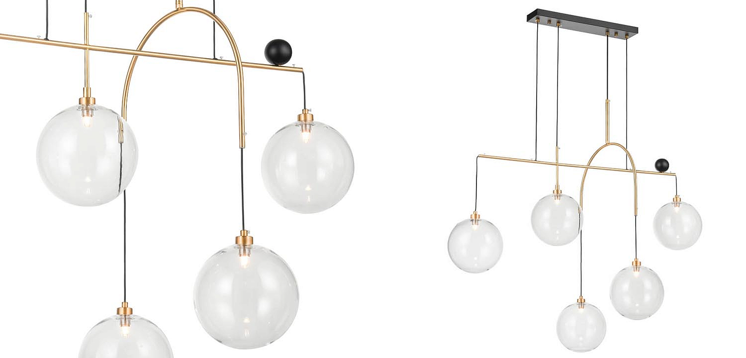 Люстра Five Hanging Balls Chandelier Люстра Five Hanging Balls Chandelier - Loft-Concept в Брянске