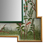 Зеркало в стиле Шинуазри ручная роспись Chinoiserie Garden White Mirror варинант исполнения - 2 | Loft Concept в Брянске