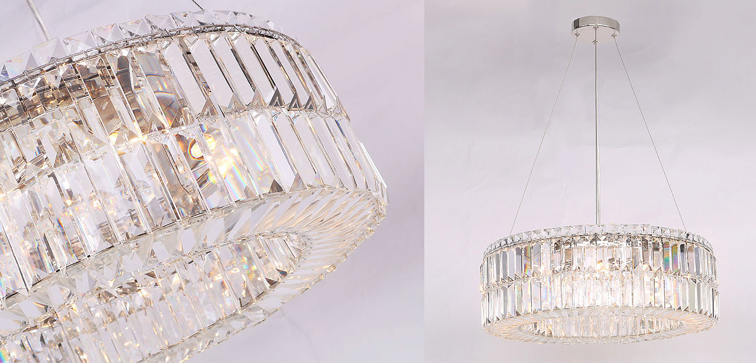 Люстра Darleen Crystal Nickel Chandelier 12 Люстра Darleen Crystal Nickel Chandelier 12 - Loft-Concept в Брянске
