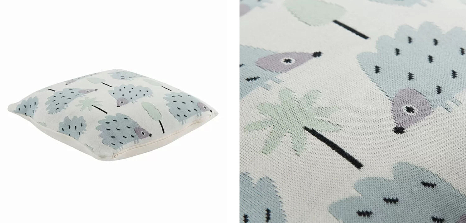 Подушка Blue Hedgehogs Подушка Blue Hedgehogs - Loft-Concept в Брянске