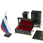 Настольный письменный набор из нефрита в подарочной коробке Victorious варинант исполнения - 7 | Loft Concept в Брянске