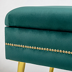 Мягкая банкетка с зоной для хранения Casket Green варинант исполнения - 2 | Loft Concept в Брянске