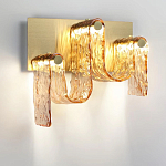 Бра волнистой формы из фактурного стекла Big Wave варинант исполнения - 6 | Loft Concept в Брянске