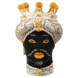 Ваза Vase Moro Man Ornate Orange