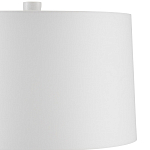 Настольная лампа с корпусом в форме вазы и белым абажуром Lots of Strokes варинант исполнения - 2 | Loft Concept в Брянске