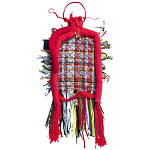 Настенный ковер разноцветный из одежды Heart варинант исполнения - 1 | Loft Concept в Брянске