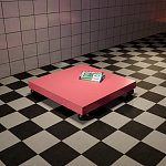 Дизайнерский кофейный стол на круглых ножках Poltronova T02 Pink Coffee Table варинант исполнения - 5 | Loft Concept в Брянске