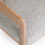 Кресло с каркасом из массива ясеня Deniaud Ash Grey Armchair варинант исполнения - 5 | Loft Concept в Брянске