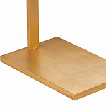 Торшер с прямоугольным абажуром на золотом металлическом каркасе Rectangular Plane  варинант исполнения - 3 | Loft Concept в Брянске