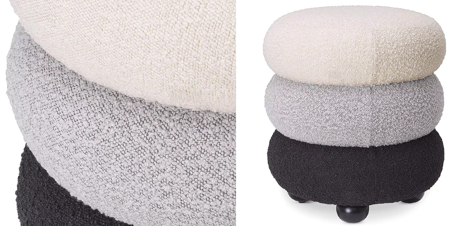 Пуф Eichholtz Stool Tulum Boucle Пуф Eichholtz Stool Tulum Boucle - Loft-Concept в Брянске