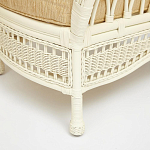 Комплект уличной мебели из ротанга Clara белый варинант исполнения - 6 | Loft Concept в Брянске