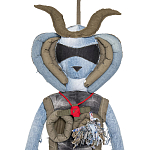 Кукла из джинсовой одежды и армейских палаток Rusalka Jeans&Tents варинант исполнения - 2 | Loft Concept в Брянске