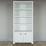 Книжный Стеллаж Elsa Dreams White с задней стенкой варинант исполнения - 5 | Loft Concept в Брянске