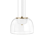 Подвесной светильник с куполообразным прозрачным стеклянным плафоном Grada Light варинант исполнения - 1 | Loft Concept в Брянске