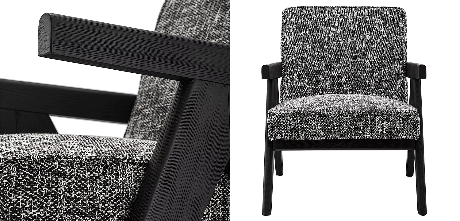 Кресло Eichholtz Chair Greta Черный Кресло Eichholtz Chair Greta Черный - Loft-Concept в Брянске