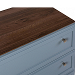 Комод серый из массива бука с 3-мя ящиками Wenge Light варинант исполнения - 2 | Loft Concept в Брянске