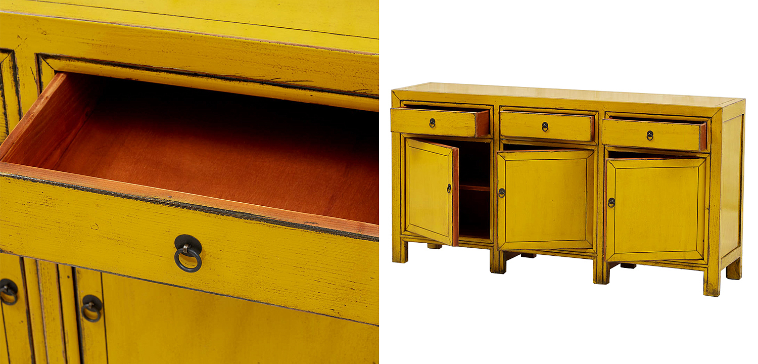 Комод Yellow Vintage Chest of Drawers Chinese Collection Комод Yellow Vintage Chest of Drawers Chinese Collection - Loft-Concept в Брянске