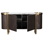 Комод  округлой формы с дверцами Chest of Precious Breed варинант исполнения - 1 | Loft Concept в Брянске