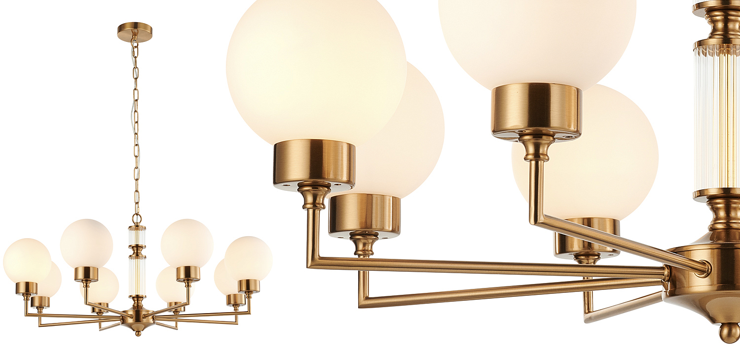 Люстра Zibille Chandelier Brass 78 Люстра Zibille Chandelier Brass 78 - Loft-Concept в Брянске