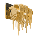 Бра с перфорированными металлическими дугами и цепочками 22 см Atlantis Chain варинант исполнения - 1 | Loft Concept в Брянске