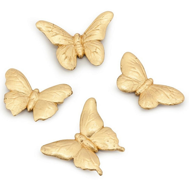 Аксессуар Set Butterfly Mini Золотой Белый Аксессуар Set Butterfly Mini Золотой Белый в Брянске | Loft Concept