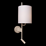 Бра с цилиндрическим тканевым абажуром и регулируемым спотом Pure Cylinder варинант исполнения - 1 | Loft Concept в Брянске