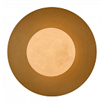 Бра круглое с плафоном из натурального камня на латунном основании Cryptocrystalline Stone варинант исполнения - 2 | Loft Concept в Брянске