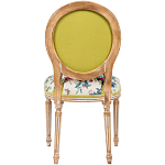 Стул из массива бука бежевый с изображением птиц и цветов Beige Green Chinoiserie Rose Garden Chair варинант исполнения - 2 | Loft Concept в Брянске