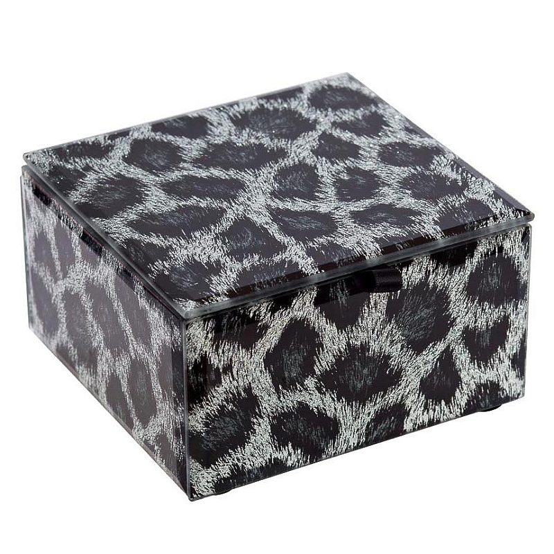 Шкатулка Snow Leopard Cube Серый Шкатулка Snow Leopard Cube Серый в Брянске | Loft Concept