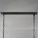 Люстра с черным каркасом и абажуром из прямоугольных мраморных панелей Calling to Shine варинант исполнения - 1 | Loft Concept в Брянске