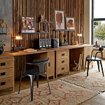 Настольная лампа с плафоном из перфорированного металла Elledge Table Lamp варинант исполнения - 4 | Loft Concept в Брянске