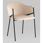 Стул Brace велюр молочный варинант исполнения - 1 | Loft Concept в Брянске