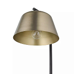 Торшер на изогнутом основании в сочетании черного и золотистого цвета Stable Base варинант исполнения - 3 | Loft Concept в Брянске