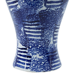 Ваза из фарфора сине-белого цвета Blue & White Ornament  варинант исполнения - 3 | Loft Concept в Брянске