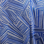 Мебельная ткань Жаккард синий принт 140 см T2-132 варинант исполнения - 2 | Loft Concept в Брянске