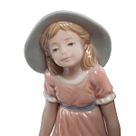 Статуэтка фарфоровая Девушка и маленькая девочка с цветами Charming Statuette варинант исполнения - 2 | Loft Concept в Брянске