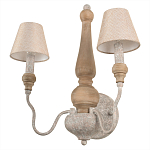 Бра с двумя конусовидными тканевыми абажурами Neighborhood варинант исполнения - 3 | Loft Concept в Брянске