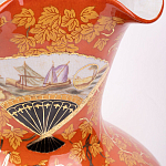 Ваза красного цвета с рисунком Chinoiserie Ceramics варинант исполнения - 2 | Loft Concept в Брянске