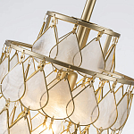 Подвесной светильник с декором из натуральной морской ракушки Iridescent Light варинант исполнения - 5 | Loft Concept в Брянске
