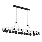 Люстра овальная с круглыми светодиодными источниками света Maxine Light варинант исполнения - 9 | Loft Concept в Брянске