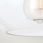 Потолочный светильник с шарообразным плафоном из прозрачного стекла Feiss варинант исполнения - 4 | Loft Concept в Брянске