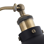 Бра с черным плафоном из металла Roomsy варинант исполнения - 3 | Loft Concept в Брянске