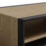 Стол журнальный в стиле лофт с полкой для хранения Warm Industrial варинант исполнения - 2 | Loft Concept в Брянске