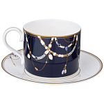 Чайный набор из фарфора с изображением лошадей на 6 персон 12 предметов Porcelain Horse Set варинант исполнения - 2 | Loft Concept в Брянске