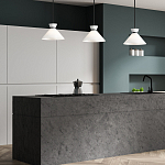 Подвесной светильник с белым стеклянным конусным плафоном Alora Mood варинант исполнения - 7 | Loft Concept в Брянске